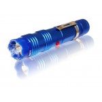 Blue Alpha Flashlight Stun Gun w/clip