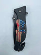 Punisher Flag Knife w/ window breaker and seat belt cutter