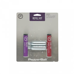 PepperBall LifeLite Refill Kit: 5 Live and 5 Inert Rounds, 2 CO2